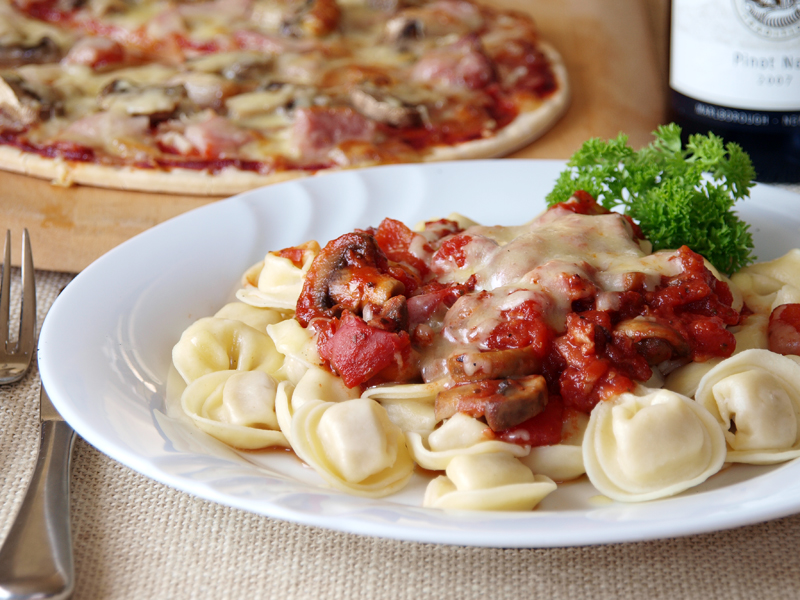 Mushroom and Mozzarella Tortellini