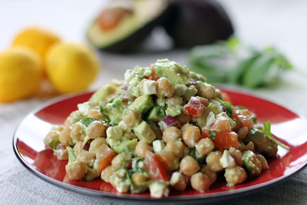 Chickpea, Feta and Avocado Salad 2