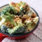 Creamy Broccoli with Crispy Fried Onions 2