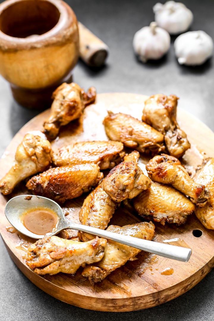 Adobo Sauce Glazed Chicken Wings 2