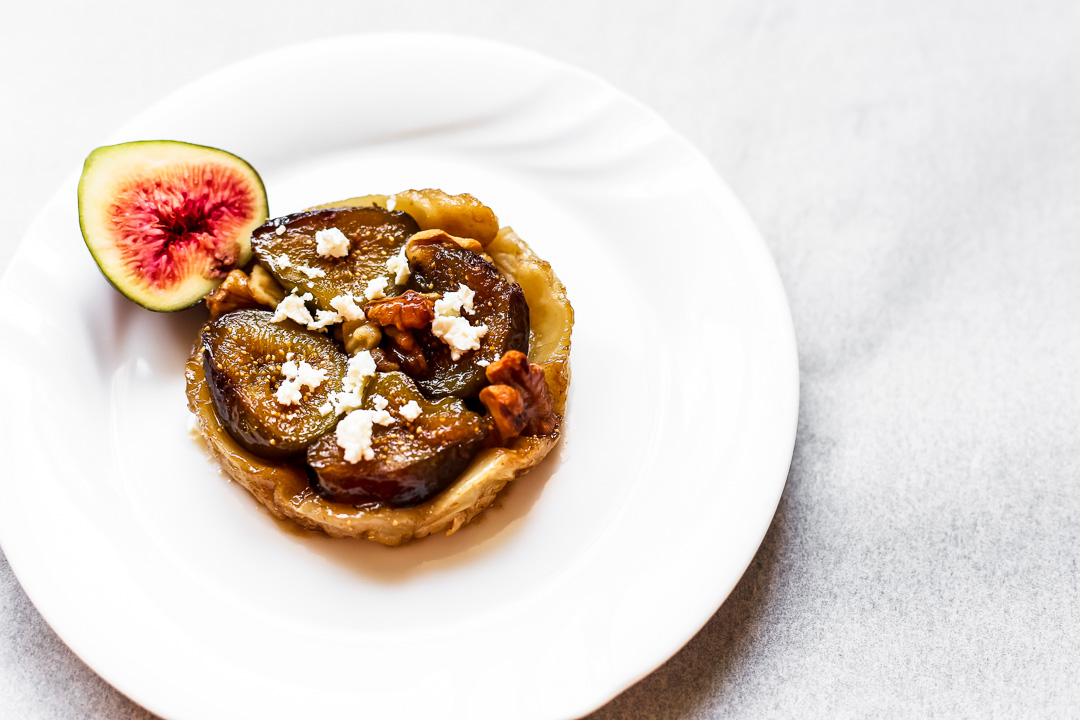 Fig, Walnut and Goats Cheese Feta Tarte Tatin 1