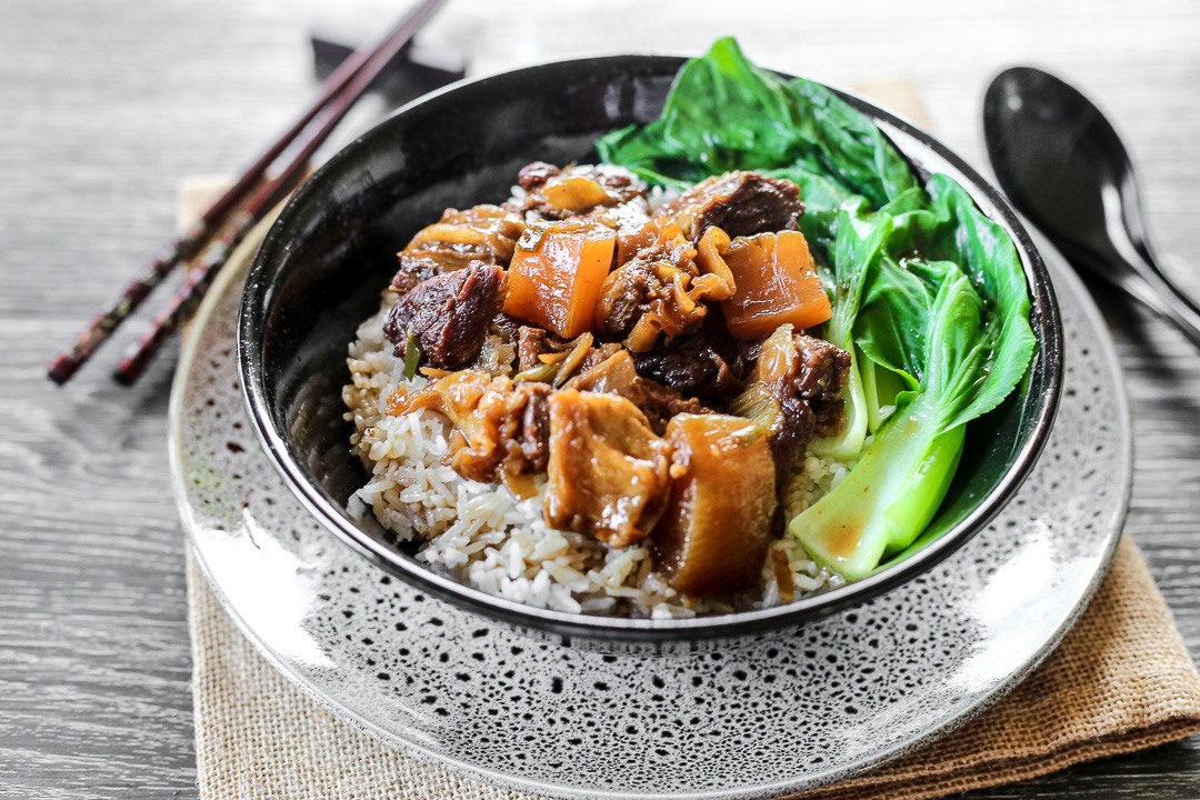 Braised Beef Brisket with Daikon 2