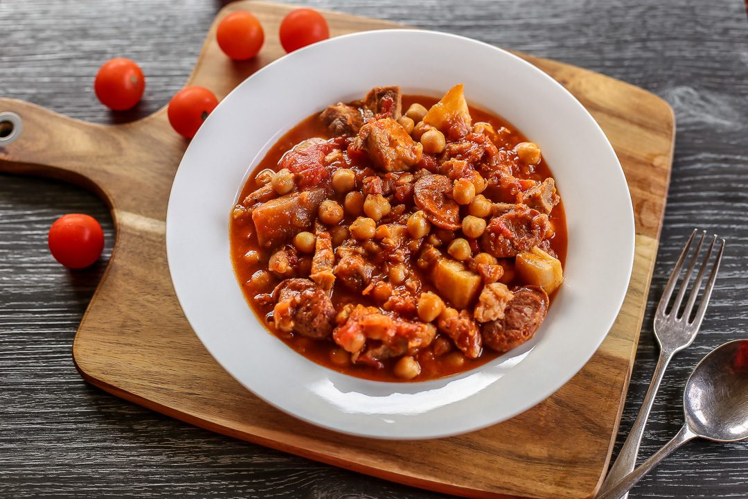 Chorizo, Pork Belly and Chickpea Casserole 1