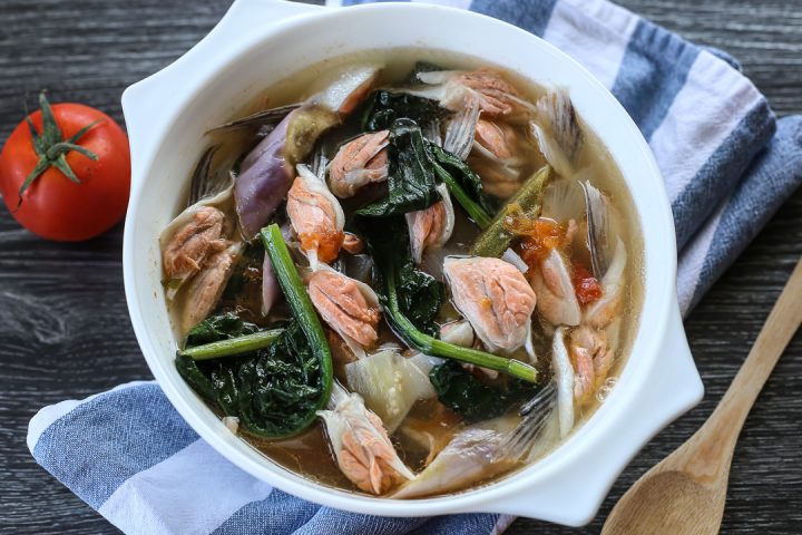 Sinigang na Salmon Belly 1