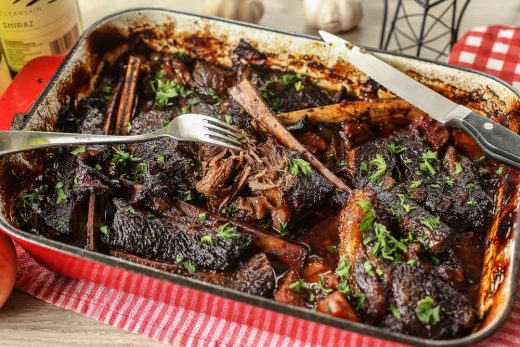 Garlic Braised Short Ribs With Red Wine 2